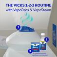 thumbnail image 4 of Vicks Warm Steam Vaporizer Humidifier with Night Light, 1.5 gal, 600 Sq. ft, White, V150SGNLUPCV2, 4 of 8
