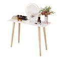 thumbnail image 5 of Women Dresser, Happydeer Vanity Table with LED Lighted Mirror, 40" (L) x 16" (W) x 28" (H) Dressers, Dressing Table for Bedroom, 3 Modes Brightness Adjustable Makeup Desk, 5 of 7