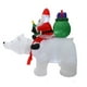 thumbnail image 5 of Navidad Inflable Papá Noel Monta Decoraciones Navideñas LED Oso Polar (Reino Unido), 5 of 7