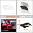 thumbnail image 5 of Trimla Front Tow Cover Fit 09-12 Mercedes AMG Line E-class W211 for E63 E63S 63 E63amg 2009 2010 2011 2012 bumper Hook Eye Cap A2128850022, 5 of 5