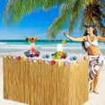 thumbnail image 3 of Hawaiian Table Grass Skirt Decorations For Banquets, Parties, Birthdays, 3 of 5