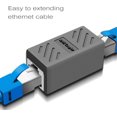 thumbnail image 2 of GFDYREE Network Cable Coupler, RJ45 Adapter - Shielded in-Line Coupler for Cat7/Cat6/Cat5e/cat5 Ethernet Cable Extender Connector - Ethernet Cable Connectors Female to Female(Gray-5 Pack), 2 of 6