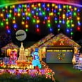 thumbnail image 1 of Luces navideñas Heceltt Outdoor en forma de carámbano, 40 m, 1280 LED, multicolor, 1 of 6