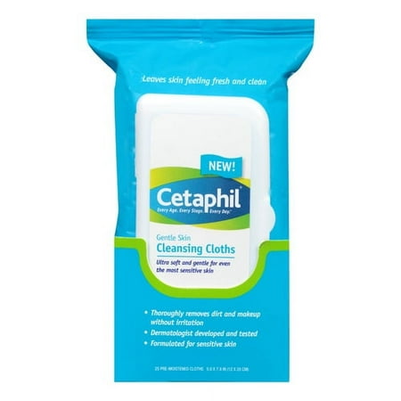 Cetaphil Gentle Skin Cleansing Cloths 25 Ea