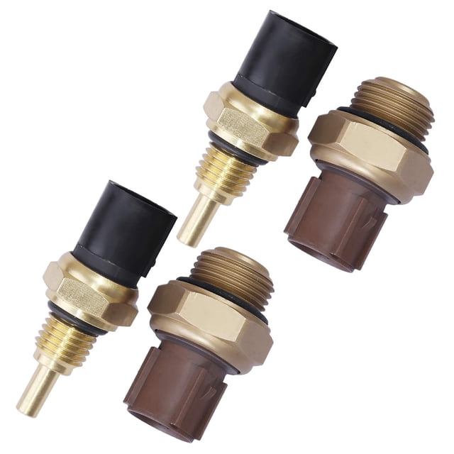 4Pcs Coolant Temperature Sensor & Switch for Cr-V,2 * sensors 2 * sensor switch,Gold & brown & black