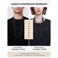 thumbnail image 4 of Waterproof Braided Leather Necklace Cord For Men Women With Stainless Steel/black Clasp, 2/3mm Width, 16"-30" Length, Black/brown Flexible Woven Wax R, 4 of 5