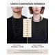 thumbnail image 4 of Waterproof Braided Leather Necklace Cord For Men Women With Stainless Steel/black Clasp, 2/3mm Width, 16"-30" Length, Black/brown Flexible Woven Wax R, 4 of 5