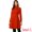 Orange Red, variant on DARING DIVA Women's A-Line Long Sleeve Christmas Vintage Coats with Pockets XS Dark Purple