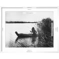 thumbnail image 5 of Art.com Pomo Indian Poling His Boat Made of Tule Rushes Through Shallows of Clear Lake, Northen California Photographic Print by Edward S^ Curtis, White Frame Wall Art, 29" x 23", 5 of 5