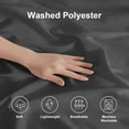 thumbnail image 5 of SORMAG Duvet Cover Set Soft Washed Microfiber Duvet Cover 3 Pieces Queen Dark Grey, 5 of 9