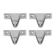 Xirurus 4Pcs 316 Stainless Steel Deck Hinge Mount for Boat Bimini Top Mounting Hardware Awning Fixed Accessories, Marine Yacht Replacement Parts, Heavy Duty Corrosion Resistant (2.4 inches / 6.1 cm)