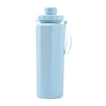thumbnail image 2 of Botella de agua plegable, botella deportiva de silicona. Azul, 2 of 9