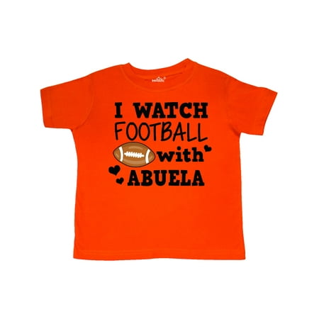 

Inktastic I Watch Football with My Abuela Gift Toddler Boy or Toddler Girl T-Shirt