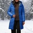 thumbnail image 2 of Meichang Winter Coats for Women Petite Sherpa Fleece Lined Warm Puffer Jackets with Hood Thickened Windproof Outerwear Full Zip Padded Jacket with Pockets, 2 of 10