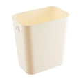 thumbnail image 2 of Chmadoxn Garbage Can, Trash Can Rectangular Open Top Waste Bin Suitable For Home Bathroom Kitchen Bedroom Office Waste Bin Modern Plastic Waste Bin rubbish bin, 2 of 7