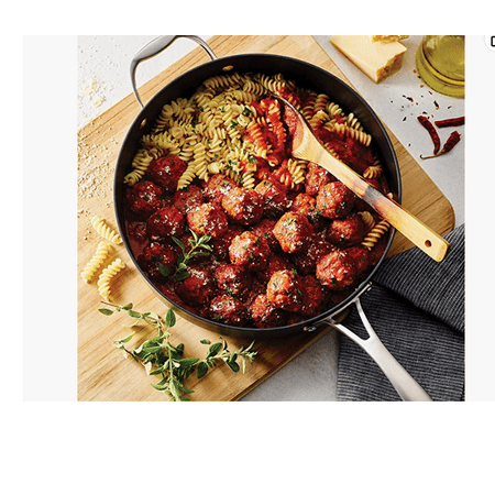 

Tramontina Deep Saute Pan 5.5 Qt BLACK