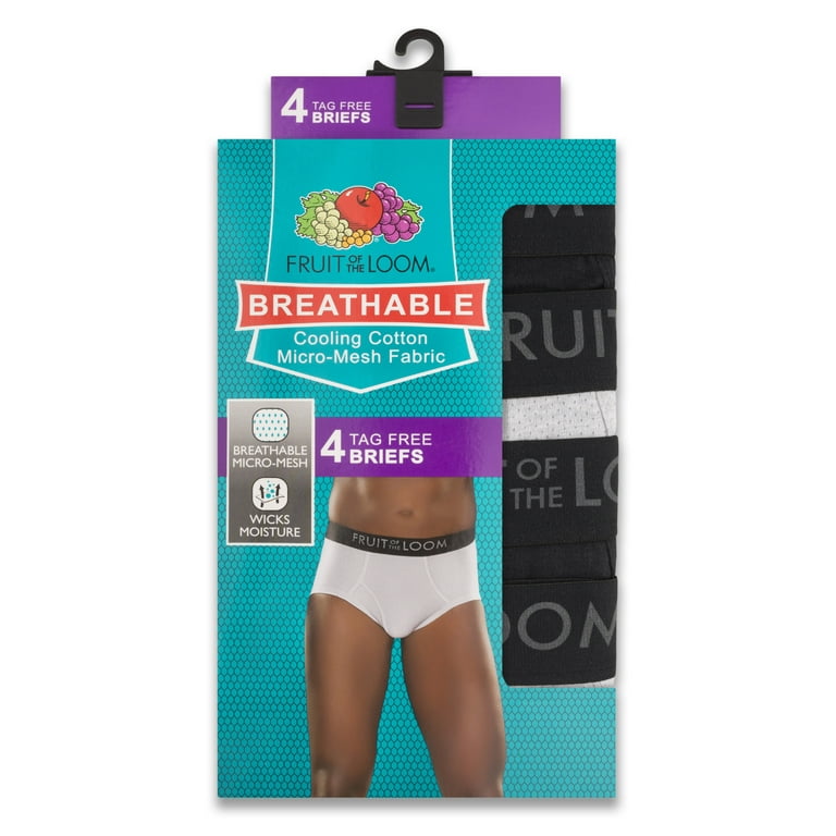  Fruit Of The Loom Womens Breathable Underwear, Moisture  Wicking Keeps You Cool & Comfortable, Available Size, Micro Mesh Hipster-10  Pack-Cream/Black/Grey, 12 Plus