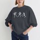 thumbnail image 2 of Blusa de manga larga suelta con estampado de moda para mujer, blusas informales con cuello redondo, sudaderas con capucha Fridja  bvmnju1280, 2 of 5