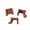 Brown, variant on Plant Pot Feet Risers - Elevated Flower Pot Stand for Drainage & Airflow, Decorative Planter Lifters to Protect Floors & Decks from Water Stains, Heavy Duty Garden Accessories