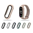thumbnail image 2 of For Xiaomi Mi Band 6 / 5 / 4 / 3 PC + Tempered Glass Watch Case(Black),iPhone 14 Pro Max, 2 of 5