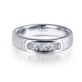 thumbnail image 4 of Lafonn Lassaire In Motion Sterling Silver Platinum Plated Lassire Simulated Diamond Ring (0.33 CTTW), 4 of 5