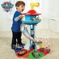 thumbnail image 2 of Juego de torre de la Patrulla Canina Original para niños, vehículo de vigilancia, figuras de Anime, patrulla canina con bicicleta de rebote, regalo de cumpleaños, 2 of 5