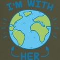 thumbnail image 3 of CafePress - I'm With Her Dark T Shirt - Men's Classic Graphic Cotton T-Shirt, 3 of 4