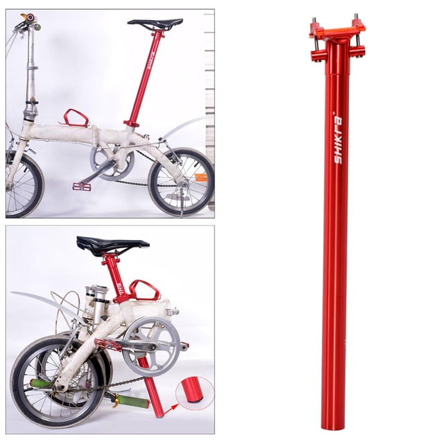 Lightweight Bike Seatpost High Strength Adjustable Road Folding Seat Post /31.6/33.9 Saddle Tube Support Pole Rod Component Accessories Rojo 316x400 mm DYNWAVEMX Poste de asiento de bicicleta