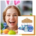 thumbnail image 2 of Easter Theme Rabbit Egg Carrot Set Leather Earrings Jewelry, 2 of 9