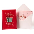 thumbnail image 4 of Tarjetas de Felicitación de Feliz Navidad, sobres de papel Kraft, tarjetas de papel en blanco personalizadas, tarjetas de invitación de Navidad para invitados, 10 piezas por juego, 4 of 4