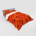 thumbnail image 3 of Ambesonne Orange Bedding Set 3 Pcs, Poppy Flower Romance, Twin XL, Burnt Orange Yellow, 3 of 3