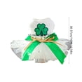 thumbnail image 3 of St. Patrick's Day Dog & Cat Costume, Green Tutu Skirt Breathable Mesh Festive Party Photo Outfit for Small Medium Pets, 3 of 7