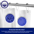thumbnail image 4 of Kenney  Microban Protected Medium Weight PEVA Shower Liner, 70" W x 72" H, 2-Pack White, 4 of 5