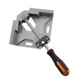 thumbnail image 2 of Right Angle Clamp, [2 pcs] Single Handle 90° Aluminum Alloy Corner Clamp, Clamps for Woodworking Adjustable Swing Jaw, Woodworking Tools Photo Frame Vise Holder, Gifts for Men Dad, 2 of 5