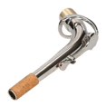 thumbnail image 4 of Alto Saxophone Neck Brass Bend Neck Sax Replacement Part Sax Accessory- Plated with gold Silver, 4 of 5
