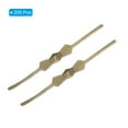 thumbnail image 3 of Uxcell 33mm/1.3" Length Chandelier Connector Clip Chandelier Bowtie Pin Bronze 200 Pack, 3 of 6