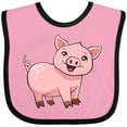 thumbnail image 3 of Inktastic Cute Pig Boys or Girls Baby Bib, 3 of 4