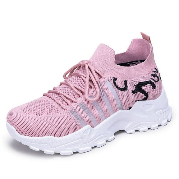 Women's Fashion Hiking Shoes Breathable Mesh Sneakers Comfortable Casual Sports Shoes Light for Women