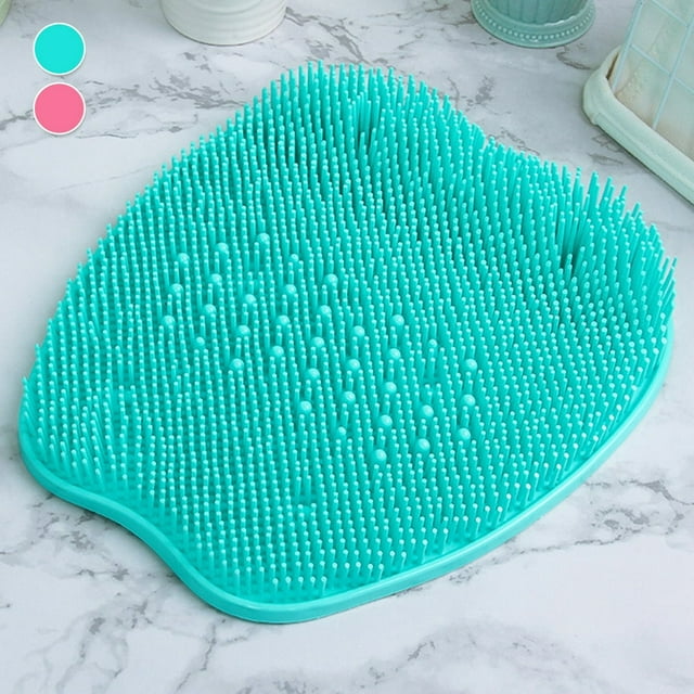 Shower Foot Scrubber Massager Cleaner for Shower Floor Foot Scrubber Mat with Non-Slip Suction Cups Improve Circulation Exfoliation Massage Mat Foot Cleanerand Reduce Feet Pain