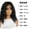 1B, variant on Fluffy Black Curly Hair Wig for Women - Long Wavy Corn Perm Full Head Coverage