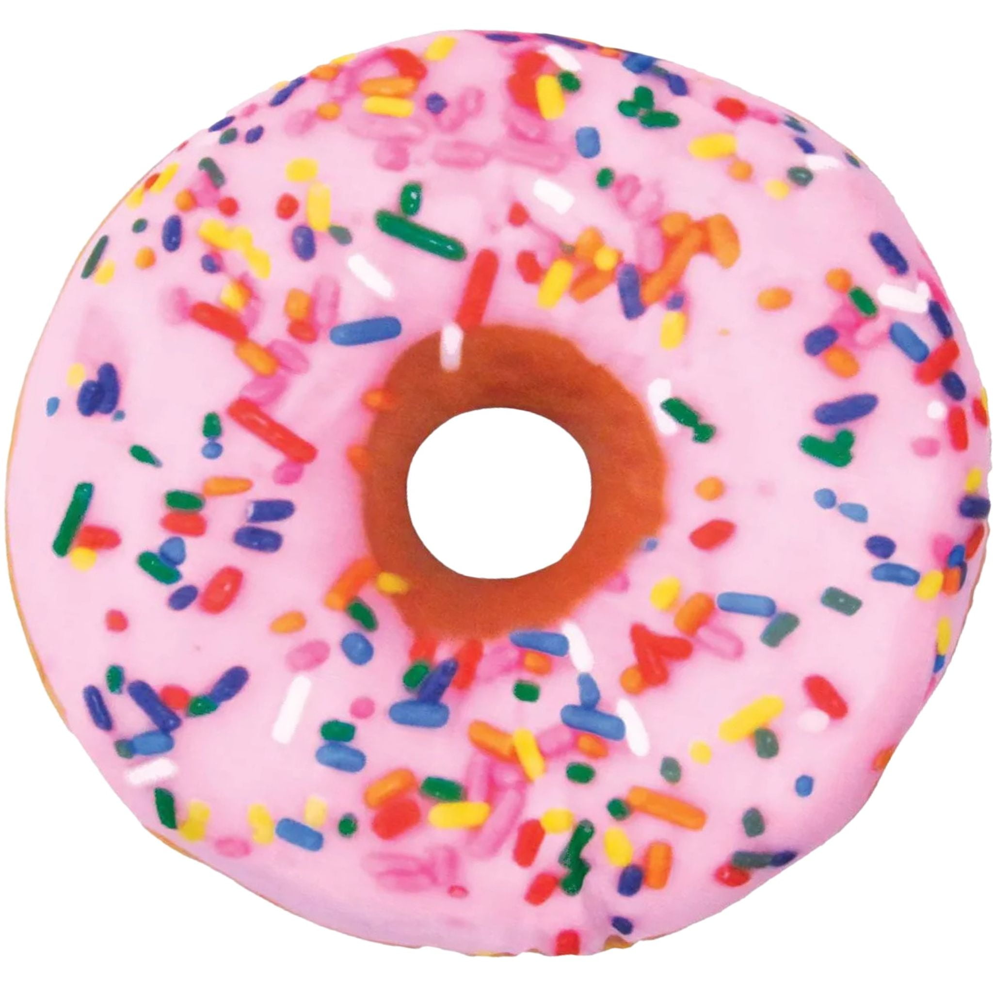 2 Scoops Microbead Scented Throw Pillow, Classic Sprinkle Donut Toss