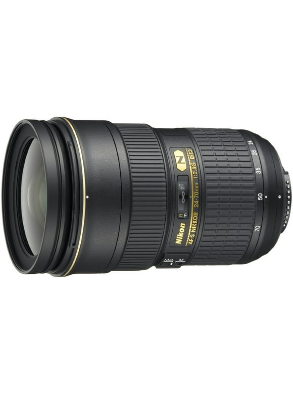 Nikon AF-S Nikkor 24-70mm f/2.8G ED Autofocus Lens (Black)