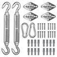 thumbnail image 2 of 40 piezas de acero inoxidable 304 para vela de sombra, de accesorios de instalación, accesorio de instalación M8 Cola hardware de vela de sombra, 2 of 8