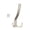 Pearl Nickel, variant on Wall Mounted Coat Hook Metal Double Prong Hook Zincs Alloy Wall Hook Towel Hanger for Coat Hat Clothing Enduring