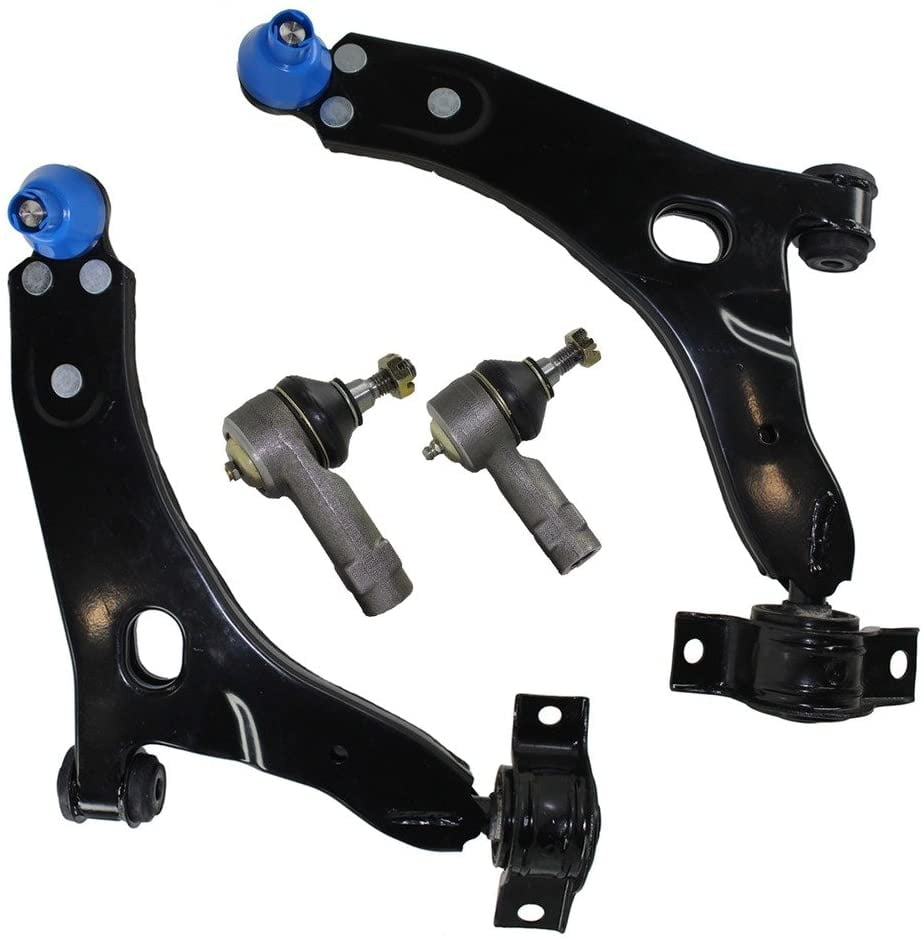 Detroit Axle New 4-Piece Complete Front Upper and Lower Ball Joint Kit 