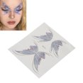 thumbnail image 1 of Face Makeup Sticker, Symmetrical Shape Colorful Tattoo Sticker Non Irritating  for DIY Body Painting, 1 of 7