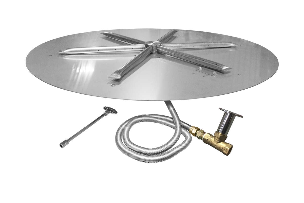 Firegear Match Light 19-Inch Natural Gas Fire Pit Burner Kit, UL