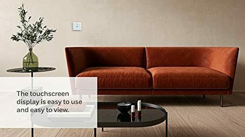 Honeywell Lyric T6 Thermostat, 3 Heat/2 Cool Heat Pump or Conventional, White