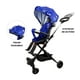 thumbnail image 3 of Carriola para Bebé de Viaje The Baby Shop  con Asiento Giratorio 360, Plegable, Reclinable Azul, 3 of 7
