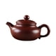 thumbnail image 2 of Tetera de arcilla morada con tapa, tetera de cerámica roja para cocina, hogar y hotel. Estilo C, 2 of 9